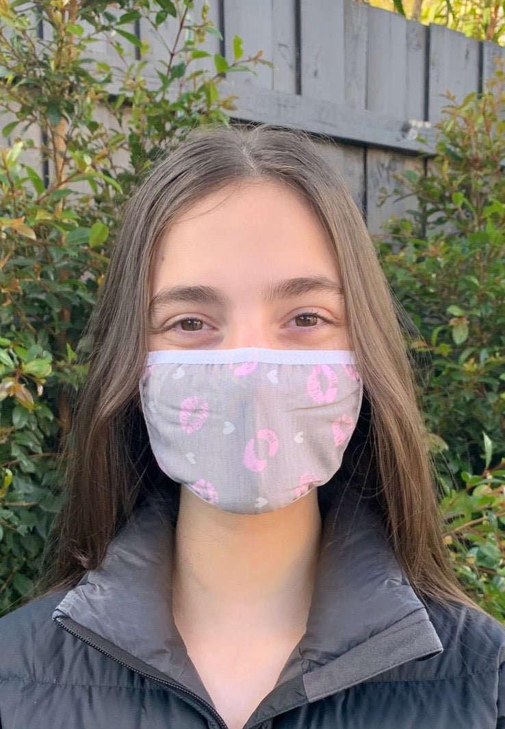 2 Layer Cotton Jersey Mask - smaller fit
