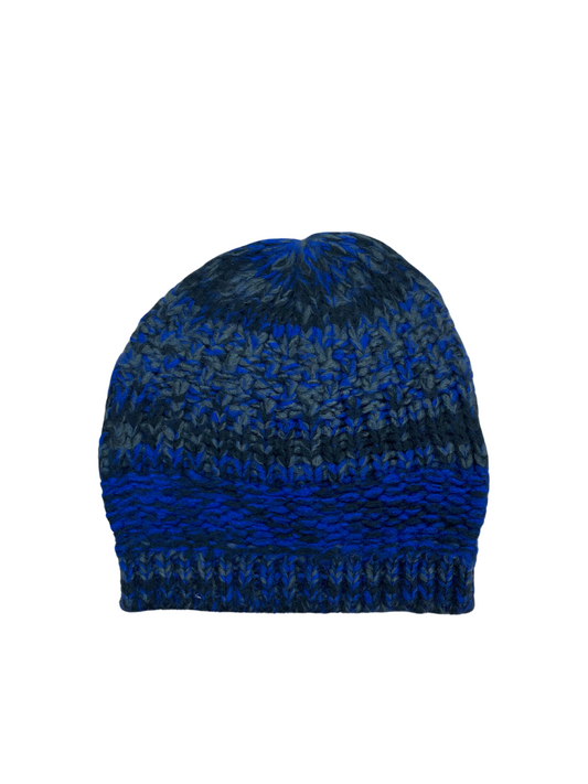 Palme Scandi Knit Beanie - Dark Blue