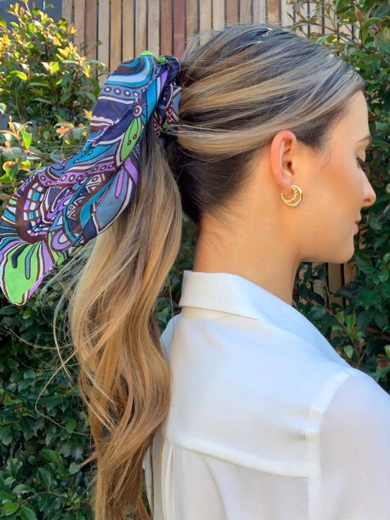 Silk Neck & Hair Tie - 1008-10 /S