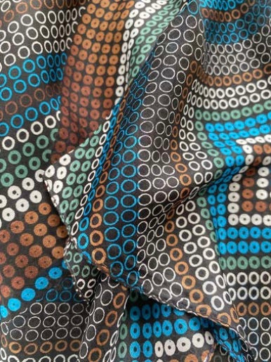 Silk Scarf - Brown ZS-1016/L
