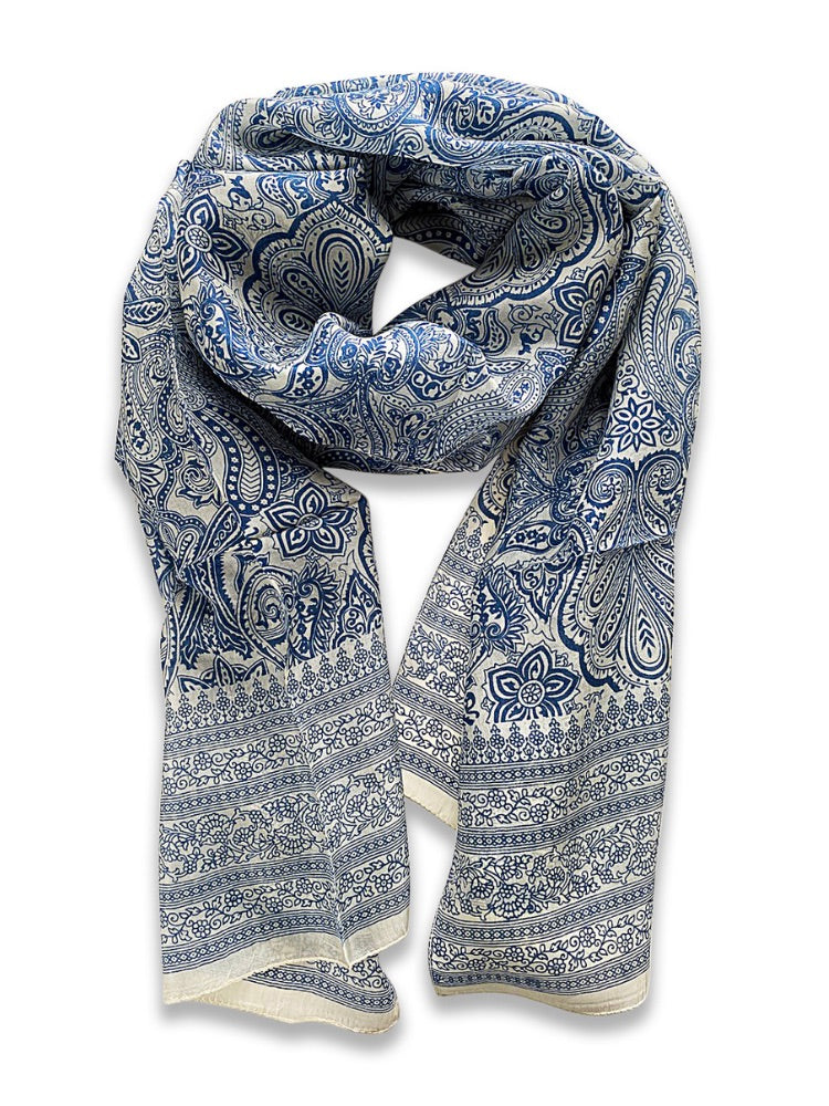 Silk Scarf - Blue ZS1011/L