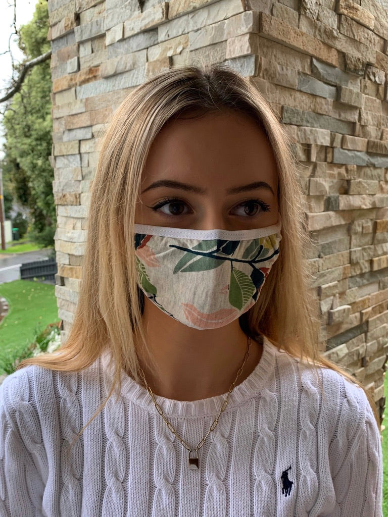 2 Layer Cotton Jersey Mask - smaller fit