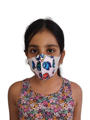 Non-Woven Girls Printed Mask - Pack of 10 (Medium fits 10-16 years)