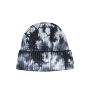 Tie Dye Beanie - Black