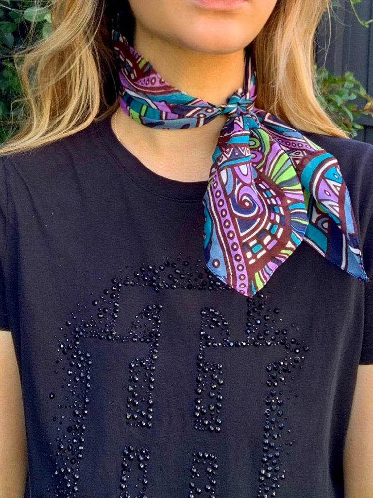 Silk Neck & Hair Tie - 1008-10 /S