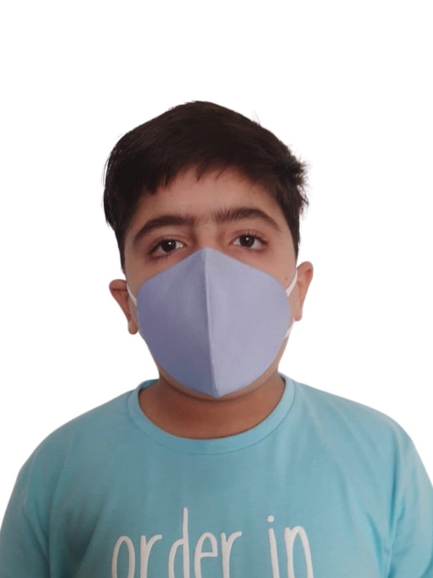 Cotton Silk Kids Mask - Pack of 10 (medium 10-15 years)