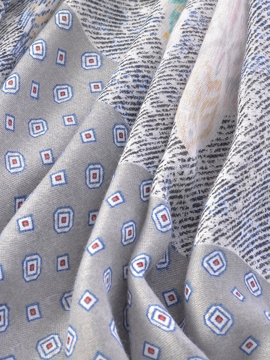 Summer Viscose Scarf - Grey