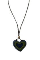 Heart Pendant Wooden Necklace N6-6041