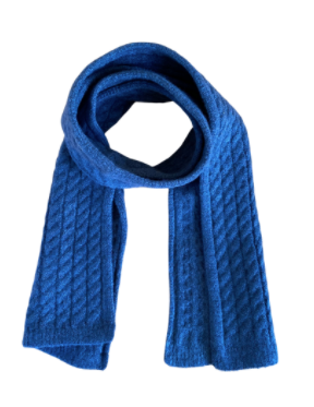 Crochet Scarf - Blue