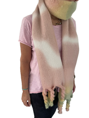 Soft Blanket Winter Scarf-Pink