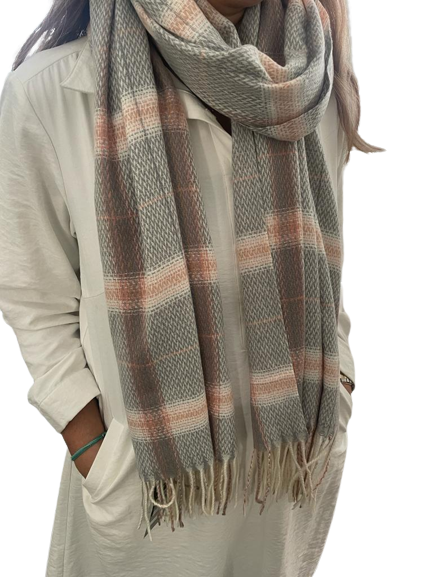 Soft Winter Scarf - Grey