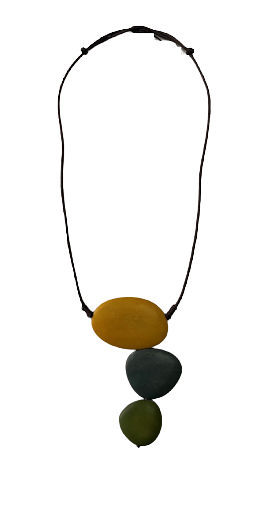 3-Tier Wooden Beaded Necklace N6-5301