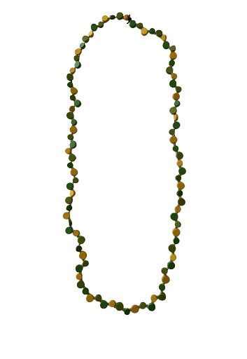Long Beaded Wooden Necklace N6-5488