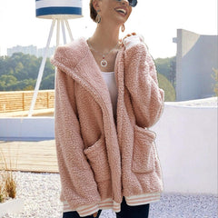 Pink Bomber Style Coat